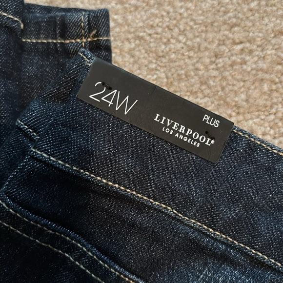 NWT Liverpool High Rise Jeans 24 Women's W Straight - Picture 2 of 6